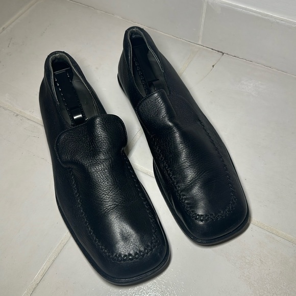 BRUNO MAGLI Men’s Leather Slip-on Black Size 10.5 - Picture 1 of 10